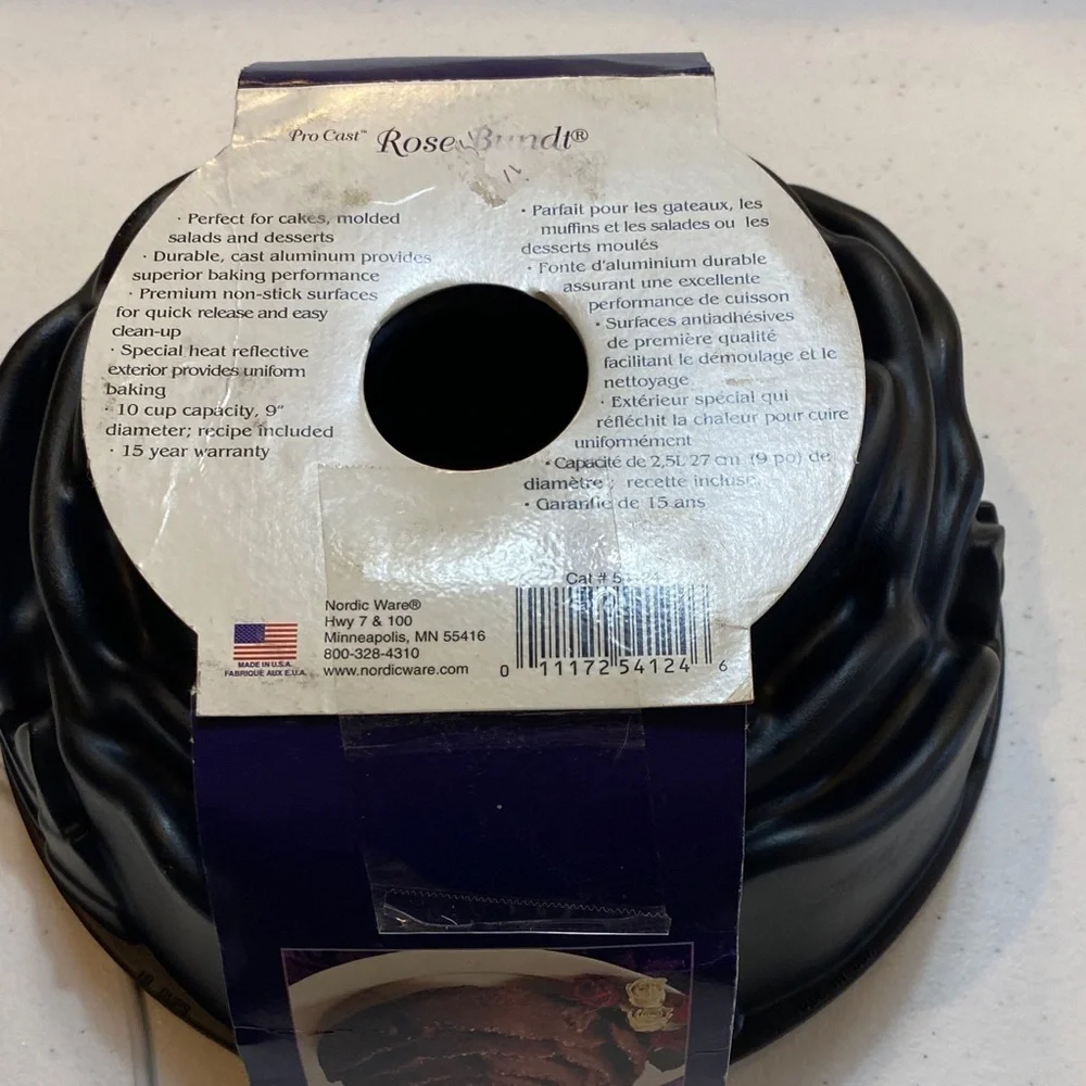 Nordic Ware pro Black heavy Cast Aluminum Bakeware
